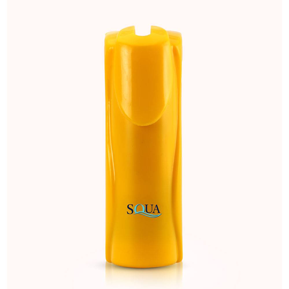 The yellow lever air freshener device with two scents