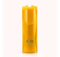 The yellow lever air freshener device with two scents