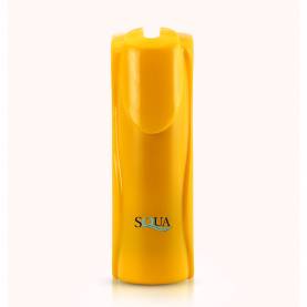 The yellow lever air freshener device with two scents